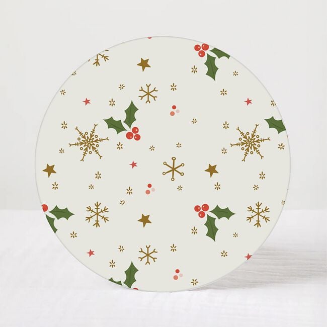 Enchanted Christmas 12" Round Cake Board